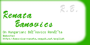 renata banovics business card